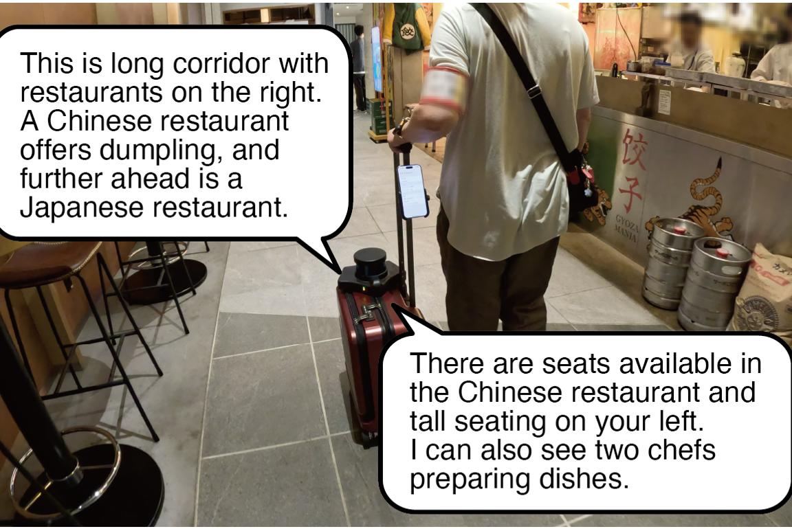 WanderGuide: Indoor Map-less Robotic Guide for Exploration by Blind People